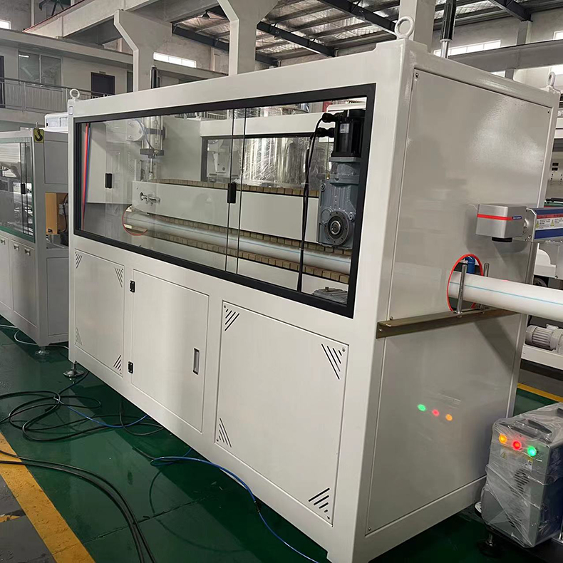 HDPE20-63-110塑料管材生産(chǎn)線 管材生産(chǎn)設備(bèi) 張家港PE管材擠出機 制管機器廠家